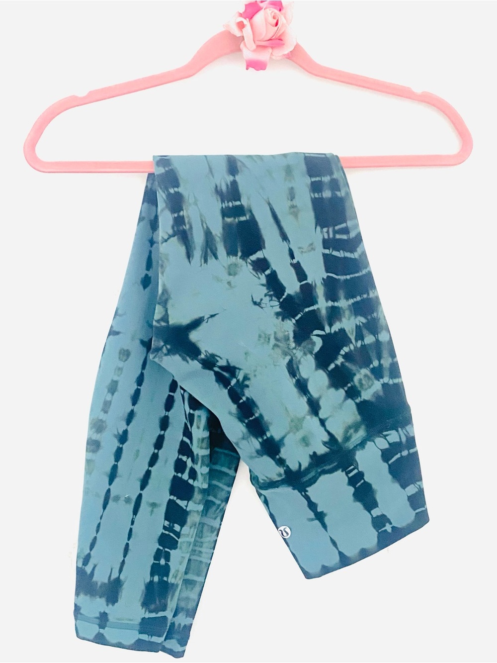 💕Lululemon High-Waist Green Tye-Dye Sports Leggings SZ 4 (M)